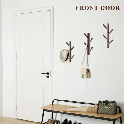 寝室と浴室の壁飾り ハンガー