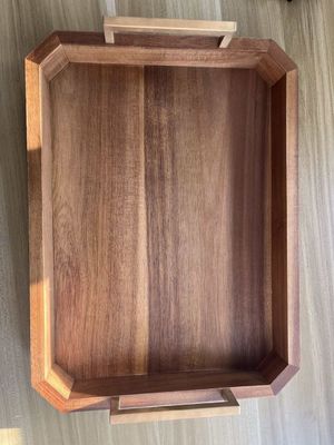 カスタマイズされたデザイン コーヒーテーブル用 木造の長方形の大きな田舎風格の食卓