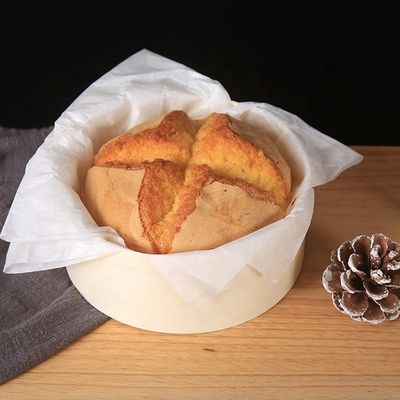 天然木色 木製の箱 オーダーメイド 丸いケーキ チーズケーキ サラダ 果物 梱包