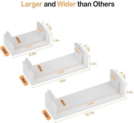 固木壁棚 手作り 浮き棚 木製壁掛け棚 家庭用セット