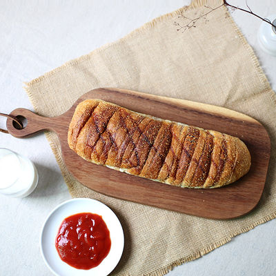 手作り ウォールナッツ チーズ パン 切断板 バランス デザイン の 木製 配給 トレイ