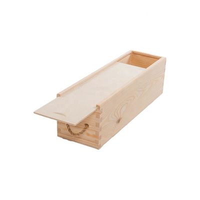 パーソナライズされた未完成のワインボックス シルクスクリーン印刷松木ギフトボックス