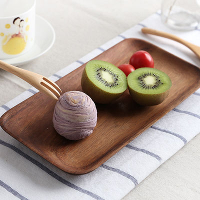 24.8x12.8x2cm 環境に優しい木製 仕立て北欧風の皿 無料サンプル