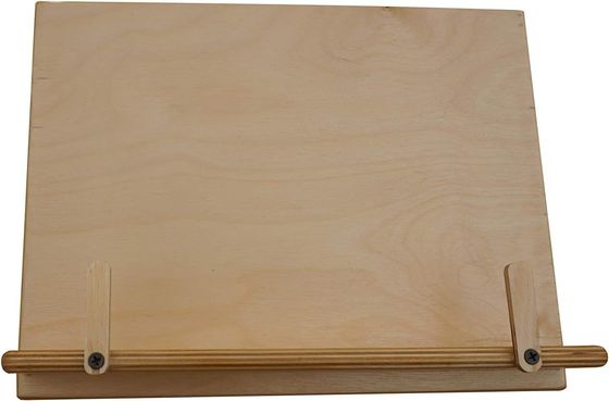 木製の壁マウントブックホルダー 調節可能なレシピブックスタンド キッチンカウンターディスプレイ