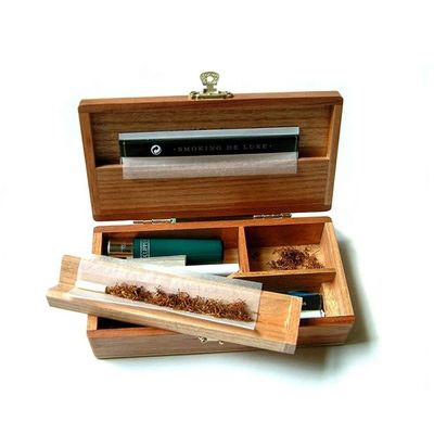 カスタマイズ可能なロゴとラックコーティングオプション シガのパッケージボックスのための木製のハミドール