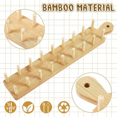 2つの木製タコホルダーセット ハンドルとタング 焼いた印刷 カスタマイズされた色