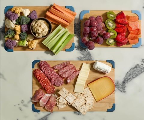 キッチン用 持続可能 バンブー 切断板 セット 大型 中型 小型 滑らない板