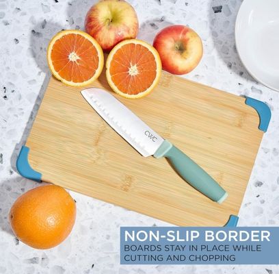 キッチン用 持続可能 バンブー 切断板 セット 大型 中型 小型 滑らない板