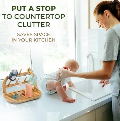 バンブーベビーボトル乾燥用ラックで乾燥体験を向上させてください