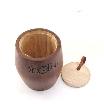 ローゴをカスタマイズした木製のウイスキーピクル樽