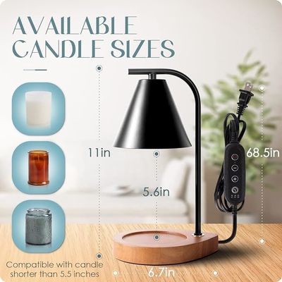 レトロ 木製ベース ホームデコレーション ワックスメルト オーダーメイドサイズ 小型と大型のボトルキャンドル