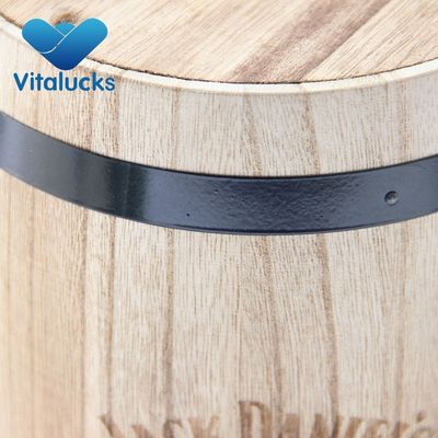 環境に優しい手造りの木製の樽 コーヒー・キャンディー・ワイン デザインをカスタマイズできる