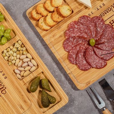 バンブー 切断板 セット スケール と 貯蔵 折りたたむ 果物 硬木 板 石