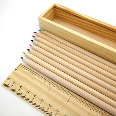 多用途の木製鉛筆箱 ティンバー 木材タイプと固体素材構造