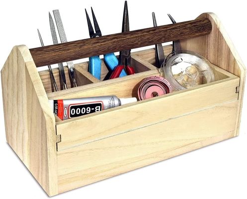 カスタムオーダー受付 木製の引き出しのオーガナイザー 工芸道具の保管箱 松木/竹