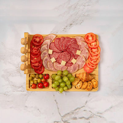 カスタム 黒ノート 木材 卸し 竹 切断ブロック キッチン チーズ 切断板 ツール