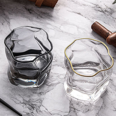 多彩のアイスコーヒーワインバー カスタマイズされたロゴのグラスカップ 受け入れられ耐久性