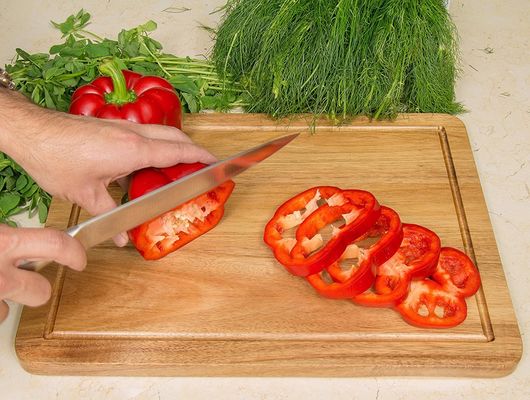 小型竹クジラ スマートカットボード 伝統的なデザイン ウォールナッツ合成ゴム