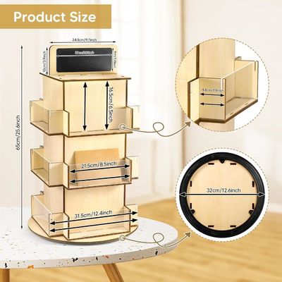 木製ガラス素材 木製ポストカードディスプレイラック 小型黒板カスタムサイズ