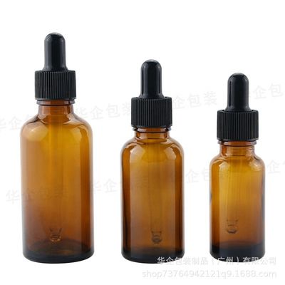 5ml 10ml 15ml 20ml 30ml 50ml 100ml アンバーガラスドロッパーボトル