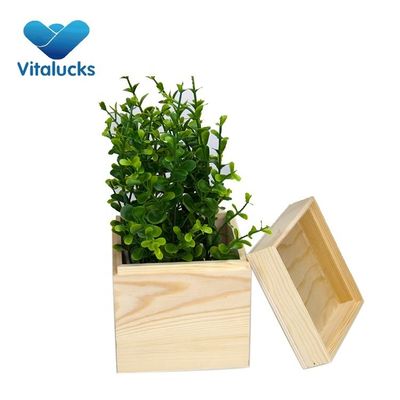 環境に有益な木材で作られた木製のプレゼントボックス