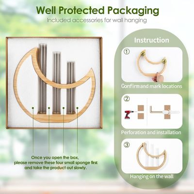 室内植物とオフィス装飾のための記念日月月食卓スタンド