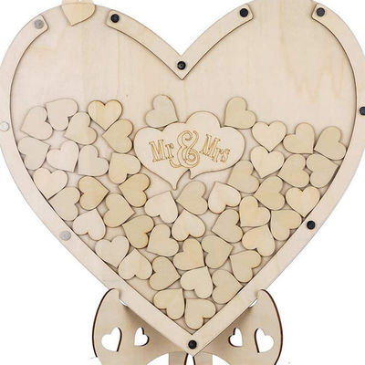 オルタナティブ 田舎式 結婚式 装飾 塗装 木製 ハート 客本 オーダーメイド サイズ