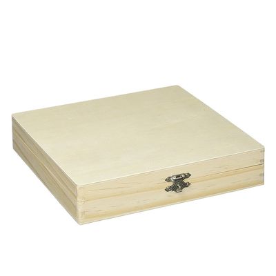 環境に優しい包装とスタンプリング印刷処理のための未完成の木製の葉巻箱