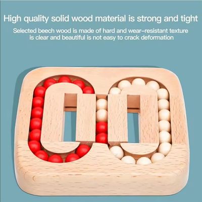 Unisex 202405 木造タイル 脳迷路ゲーム 高齢者 高齢者 アルツハイマー病の簡単なパズル玩具