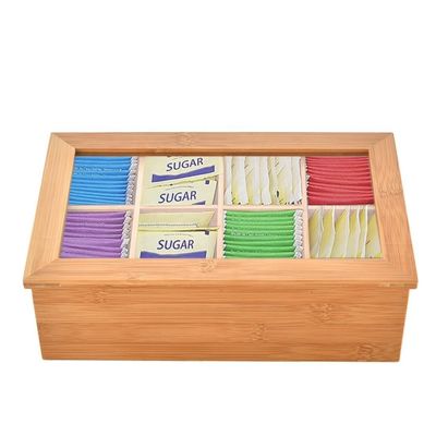 工業用玩具 オーダーメイドプリント バンブー グラストップ付き 木製茶包装 未完成