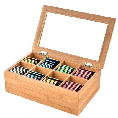 ヴィンテージ チェスト 空き 木製 ギフト 収納 オーダーメイド ロゴとシンプル カラー付き お茶箱