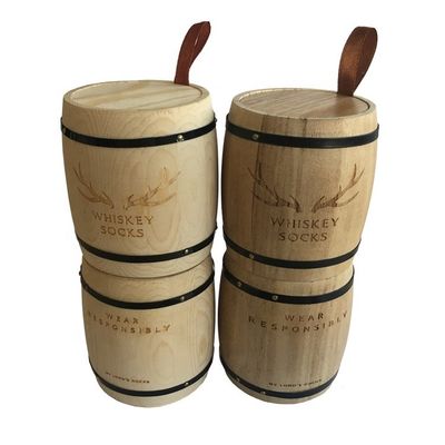 オーダーメイド ロゴ 許容 木製 お茶 コーヒー 砂糖 缶詰 セット バレルの形