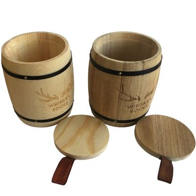 オーダーメイド ロゴ 許容 木製 お茶 コーヒー 砂糖 缶詰 セット バレルの形