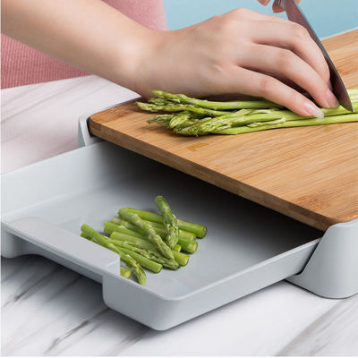 便利 な 引き出し 型 の 竹 型 自然 色の 直角 切断 板