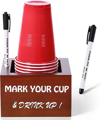 白い松単身用カップホルダー 田舎式パーティー用具の配給用