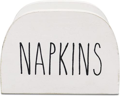 キッチンカウンター用のカスタム焼いたナプキンホルダー 15x11x7.6cm オールシーズン固木