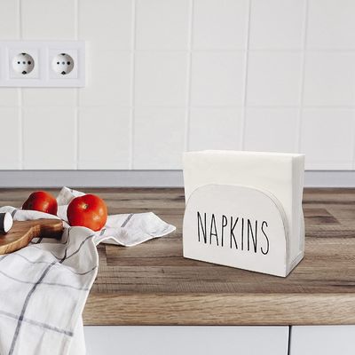キッチンカウンター用のカスタム焼いたナプキンホルダー 15x11x7.6cm オールシーズン固木