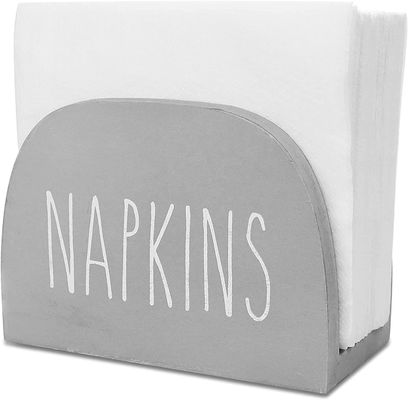 キッチンカウンター用のカスタム焼いたナプキンホルダー 15x11x7.6cm オールシーズン固木