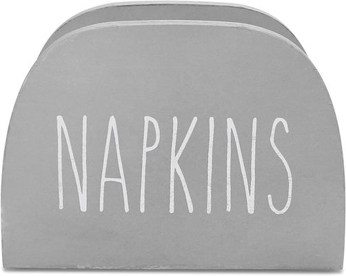 キッチンカウンター用のカスタム焼いたナプキンホルダー 15x11x7.6cm オールシーズン固木