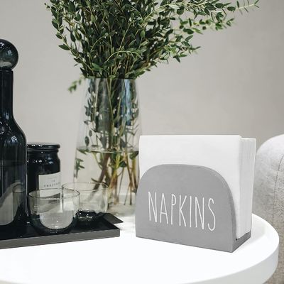 キッチンカウンター用のカスタム焼いたナプキンホルダー 15x11x7.6cm オールシーズン固木