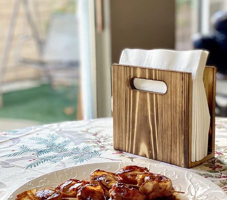 農家の装飾のためのカスタマイズ可能な田舎式ナプキンホルダー