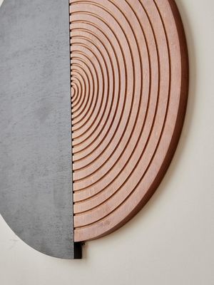 現代の農家のデザインスタイル 室内空間におけるヴィンテージ家具のための木製壁画