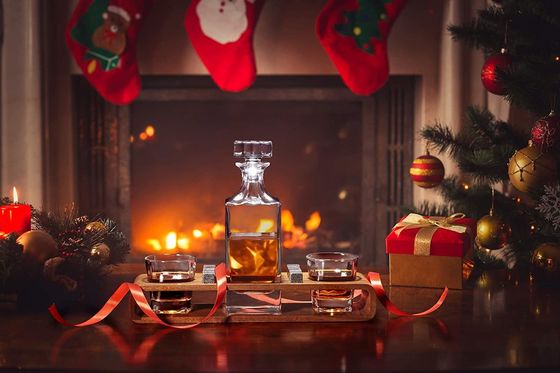 パーティーの祝いに木製スタンドと冷却石セット