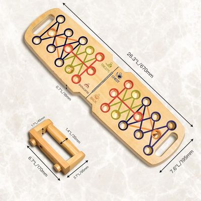 パーソナルサイズ 木製 折りたたみ プッシュアップ ハンドル プロの力トレーニング