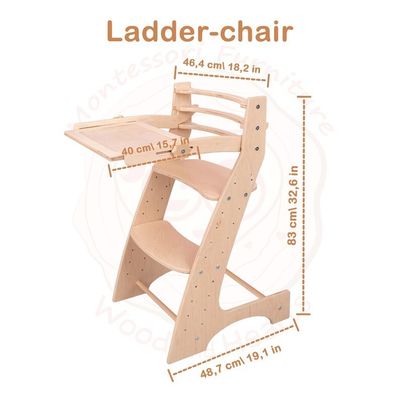 調節可能な木製のデスクトップチェア 季節通りのモンテッソーリとウォルドルフインスピレーションデザイン