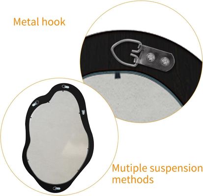 田舎木 黒色 枠 壁 不対称 リビング 寝室 入口 浴室