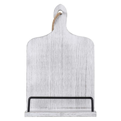 この田舎の木製のレシピブックホルダーで 簡単にレシピを読む