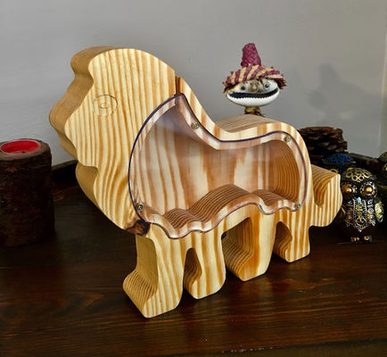 子供のプレゼント 木製の動物 パーソナライズされたクリスマスサプライズ