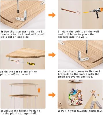 幼稚園用 柔らかいおもちゃ 貯蔵庫 木の角 詰め物 動物 貯蔵庫