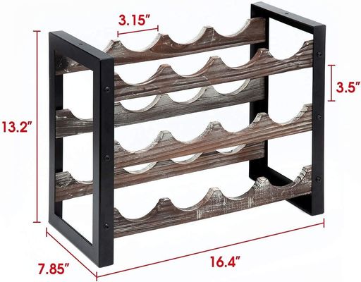 機能的なデザイン 酒瓶のための多機能の木製ワインラックカウンター